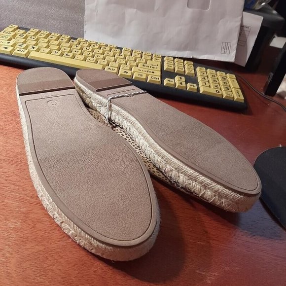Universal Thread Clara Leopard Print Espadrille Mules Size 11 New - Picture 4 of 4
